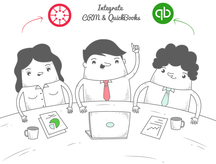 Integrate CRM and quickBooks