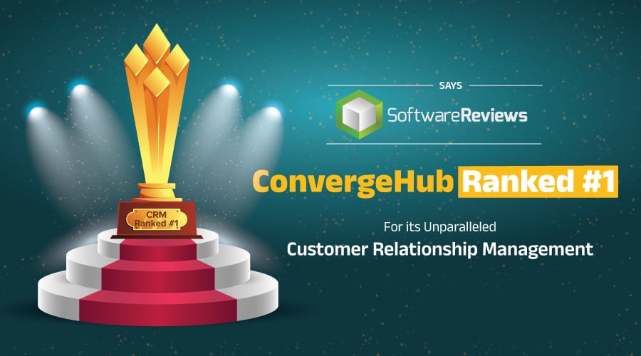 ConvergeHub CRM Ranked #1, Says Software Reviews