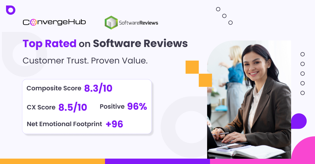 We Celebrate ConvergeHub’s Strong CRM Ratings on SoftwareReviews