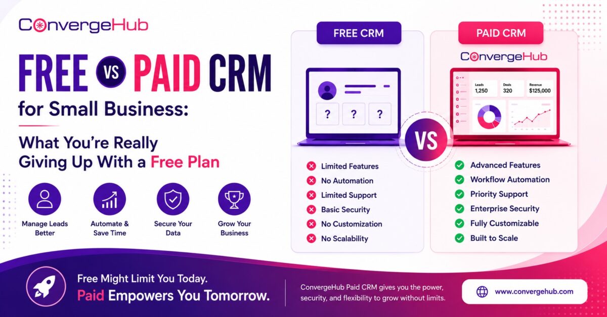 Free vs Paid CRM for Small Business: What You’re Really Giving Up With a Free Plan