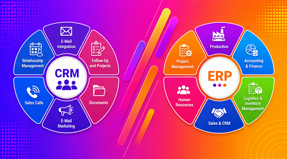 CRM vs ERP: What’s The Difference?