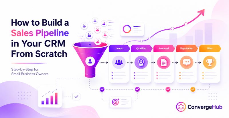 How to Build a Sales Pipeline in Your CRM From Scratch (Step-by-Step for Small Business Owners)