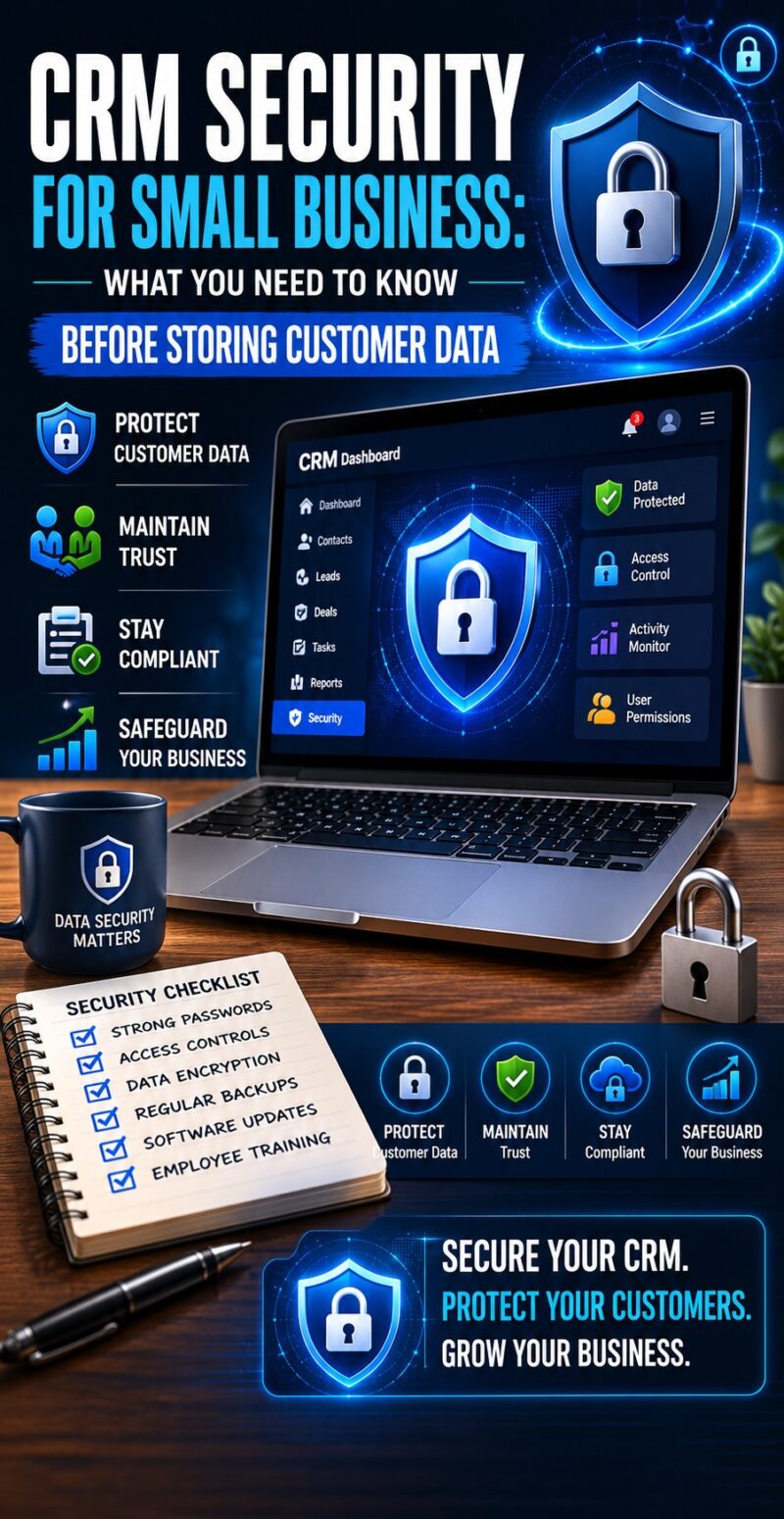 CRM Security for Small Business: What You Need to Know Before Storing Customer Data
