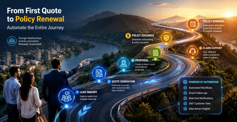 CRM for Insurance Agents — From First Quote to Policy Renewal: Automate the Entire Journey
