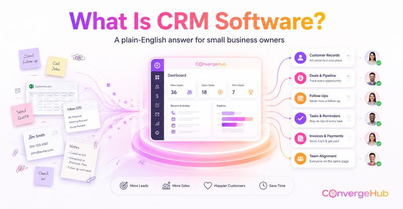What Is CRM Software? A Plain-English Answer for Small Business Owners