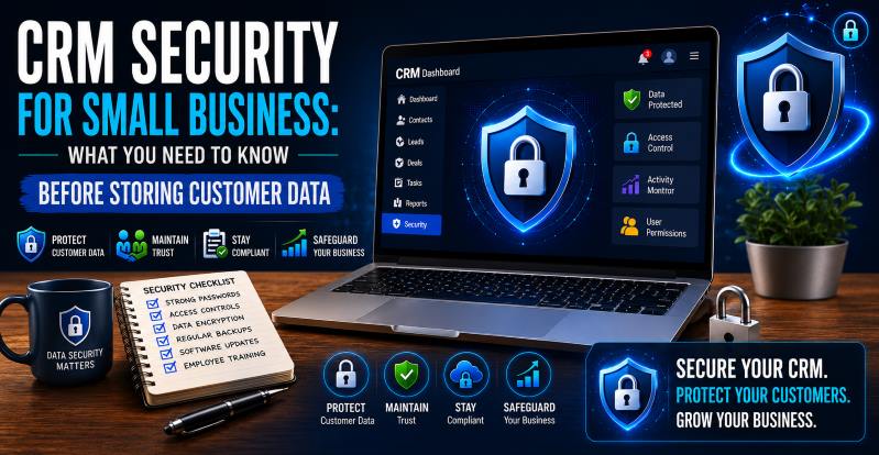 CRM Security for Small Business: What You Need to Know Before Storing Customer Data