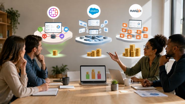 ConvergeHub vs Salesforce vs HubSpot: Which CRM Fits a Small Business Budget?”