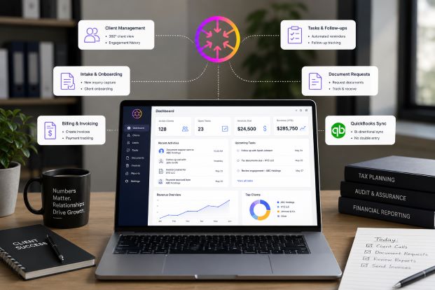 CRM for CPA firms turns scattered client data into one system — automate deadlines, protect retention, and scale advisory work without the chaos.