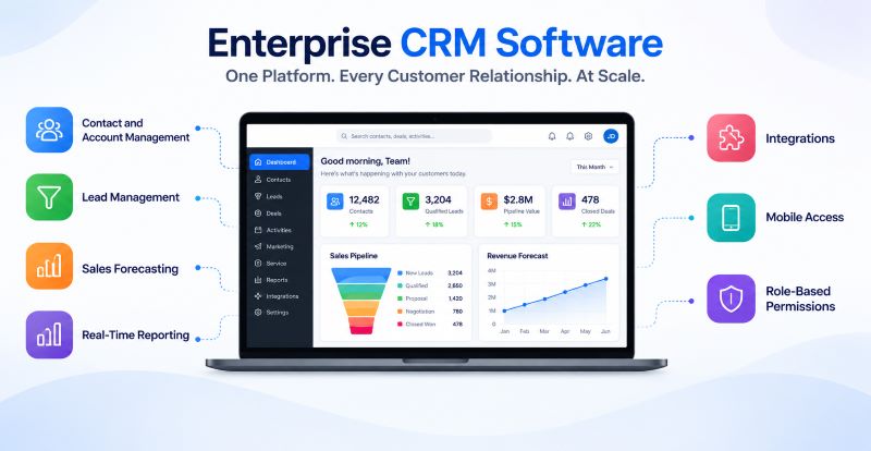 Enterprise CRM Software: Why AI-Powered CRM Is Now the Standard for Scaling Teams