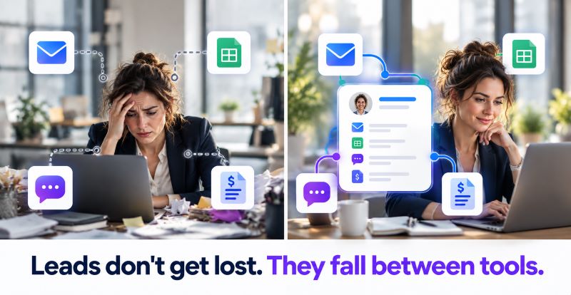 Why Disconnected Teams Lose Leads — And How a Connected CRM Helps